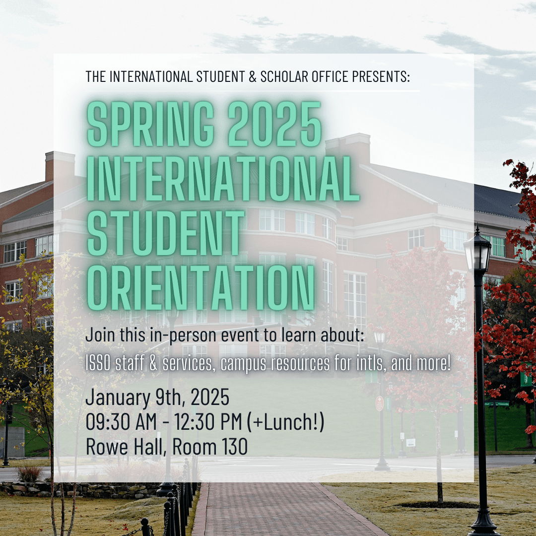 International Student Orientation - International Student and Scholar ...